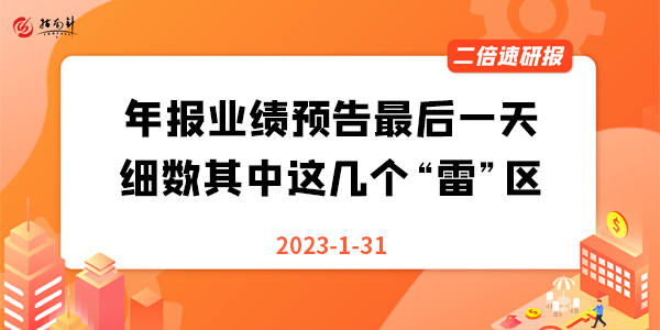 《二倍速研报》年报业绩预告最后一天，细数其中这几个“雷”区